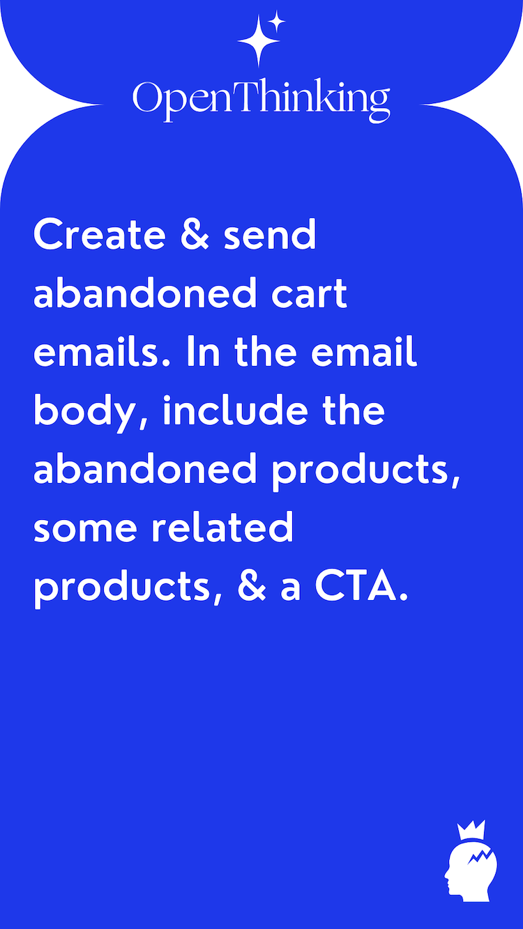 Shopify growth hacking guide abandoned cart emails