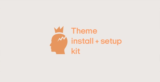 Theme installation & demo setup